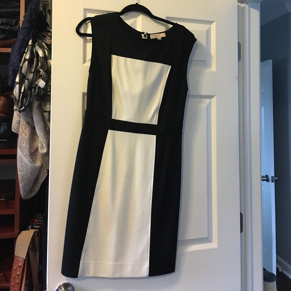 Black and white dress