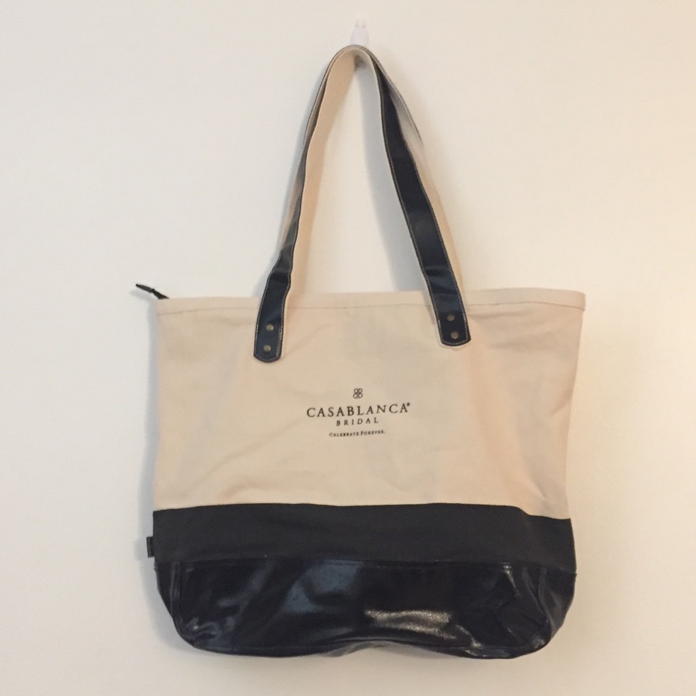 Casablanca bridal designer carrying tote