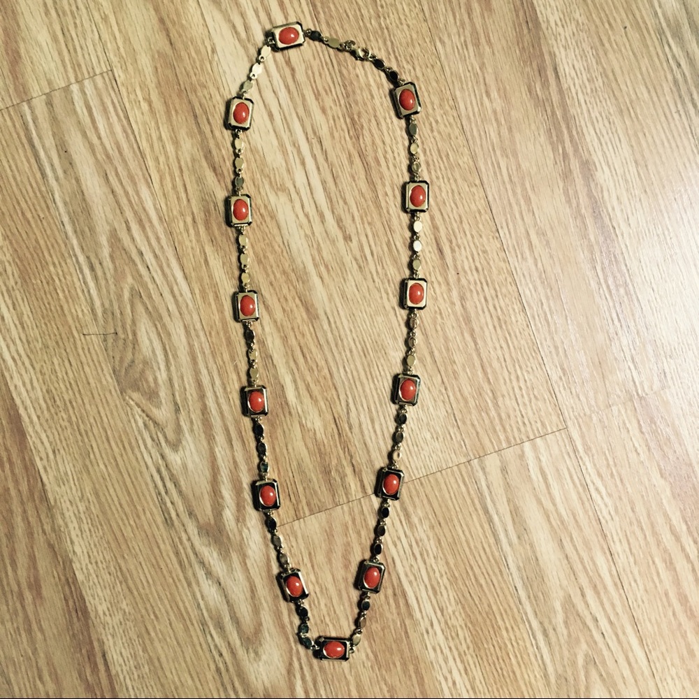 House of Harlow Rare Apricot Stone Gold Statement