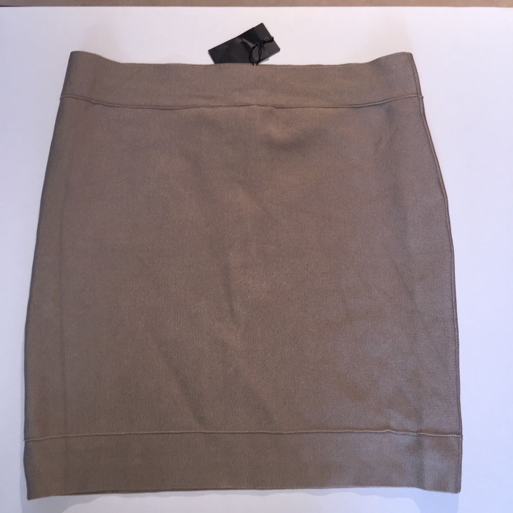BCBG MaxAzria Nude Bandage Skirt New