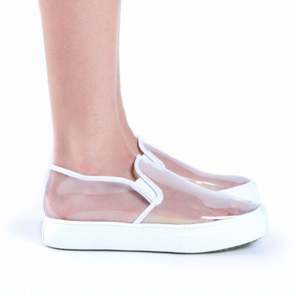 🆕 BRAND NEW JEFFREY CAMPBELL CLEAR SARLO SNEAKERS