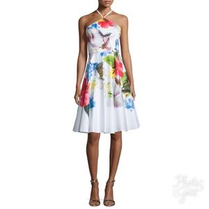 ✨TED BAKER✨ Corpina FLORAL HALTER DRESS