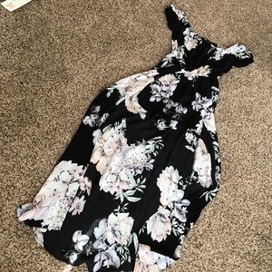 Floral off the shoulder Romper