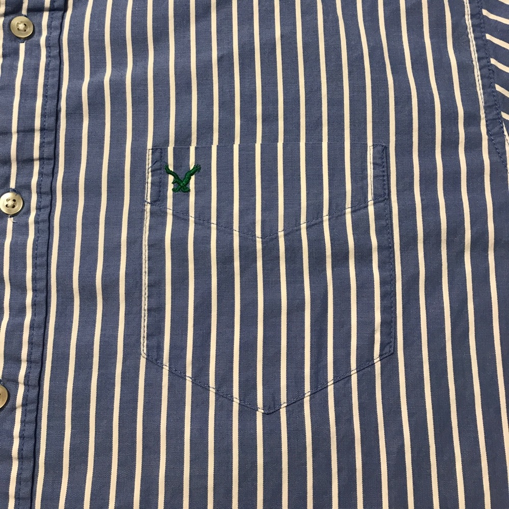 American Eagle Men's XL Button Up Dress Shirt - Picture 2 of 5