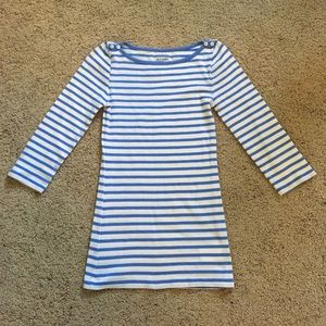 Striped shirt with button details