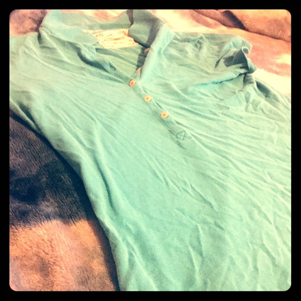 Mossimo Blue Collared Shirt
