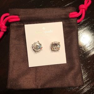 Kate spade gumdrop clear earrings