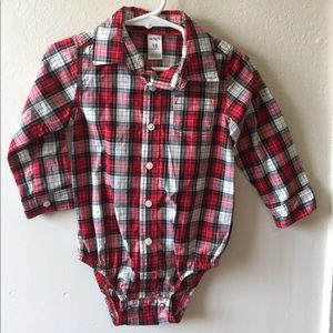 Flannel onesie