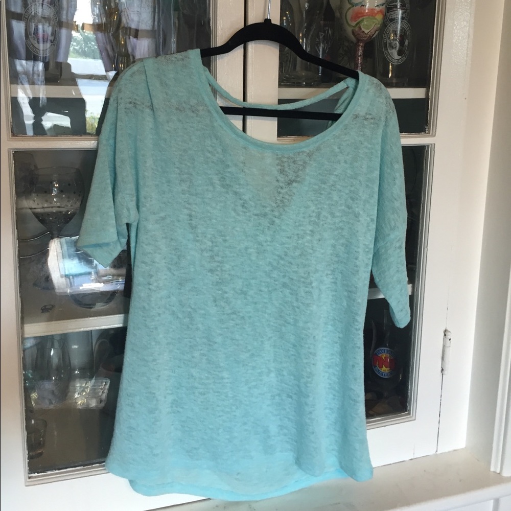 NYC Light blue summer top