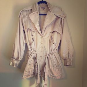 Shiny Trench Coat