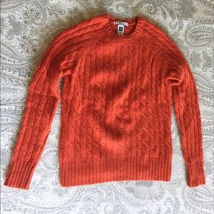 Gap orange cable knit sweater!!