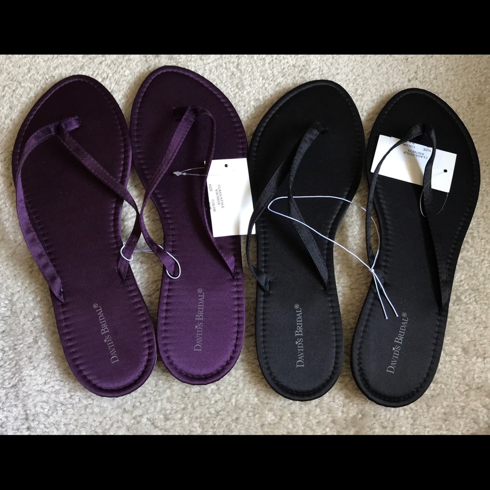 David’s Bridal Wedding Sandals - Size XL