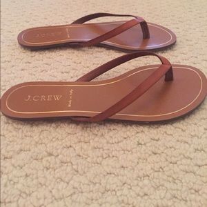 J crew leather sandals size 7