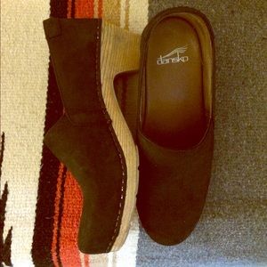 Dansko leather clogs