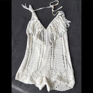 Cleobella Crochet Romper