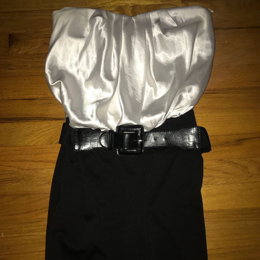 One piece skirt/top with belt&pockets - Picture 3 of 3