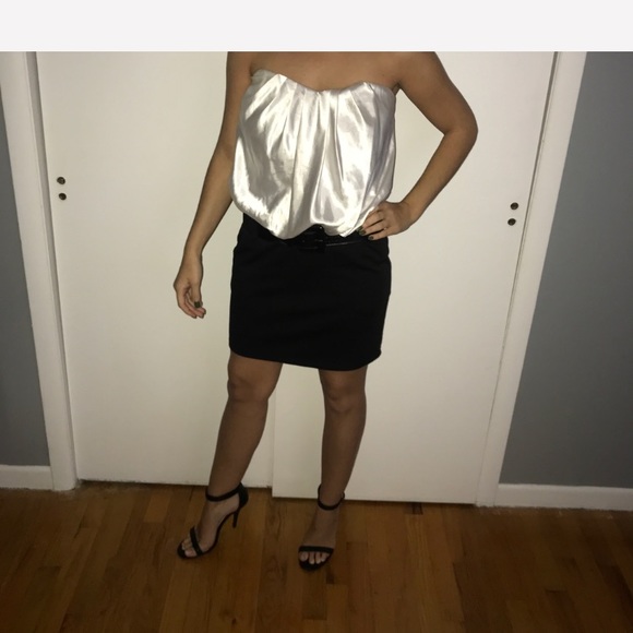 One piece skirt/top with belt&pockets - Picture 2 of 3