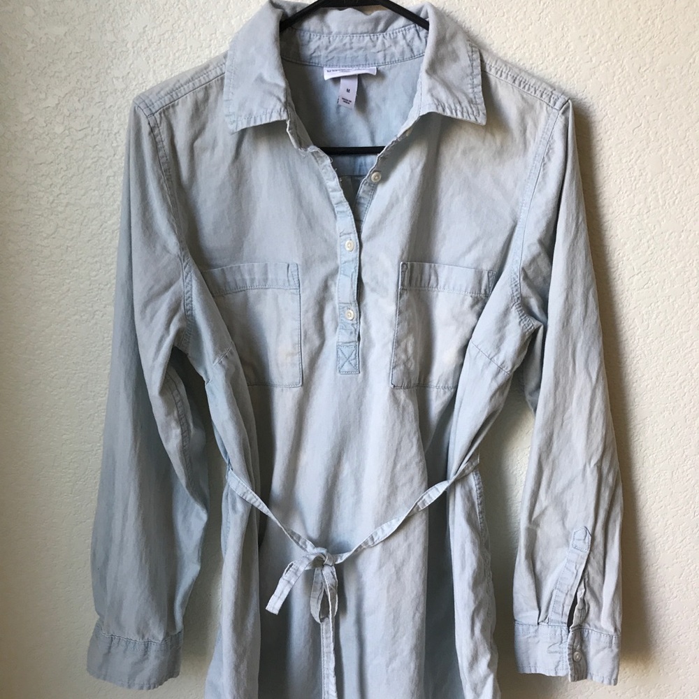 Target Liz Lange Denim maternity tunic top