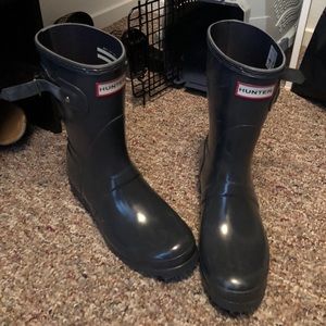 Grey Short Hunter Boots
