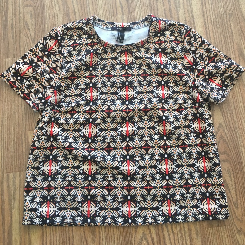 Forever 21 Patterned T-Shirt