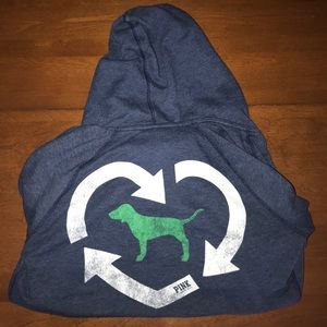 Victoria’s Secret Blue zip-up hoodie