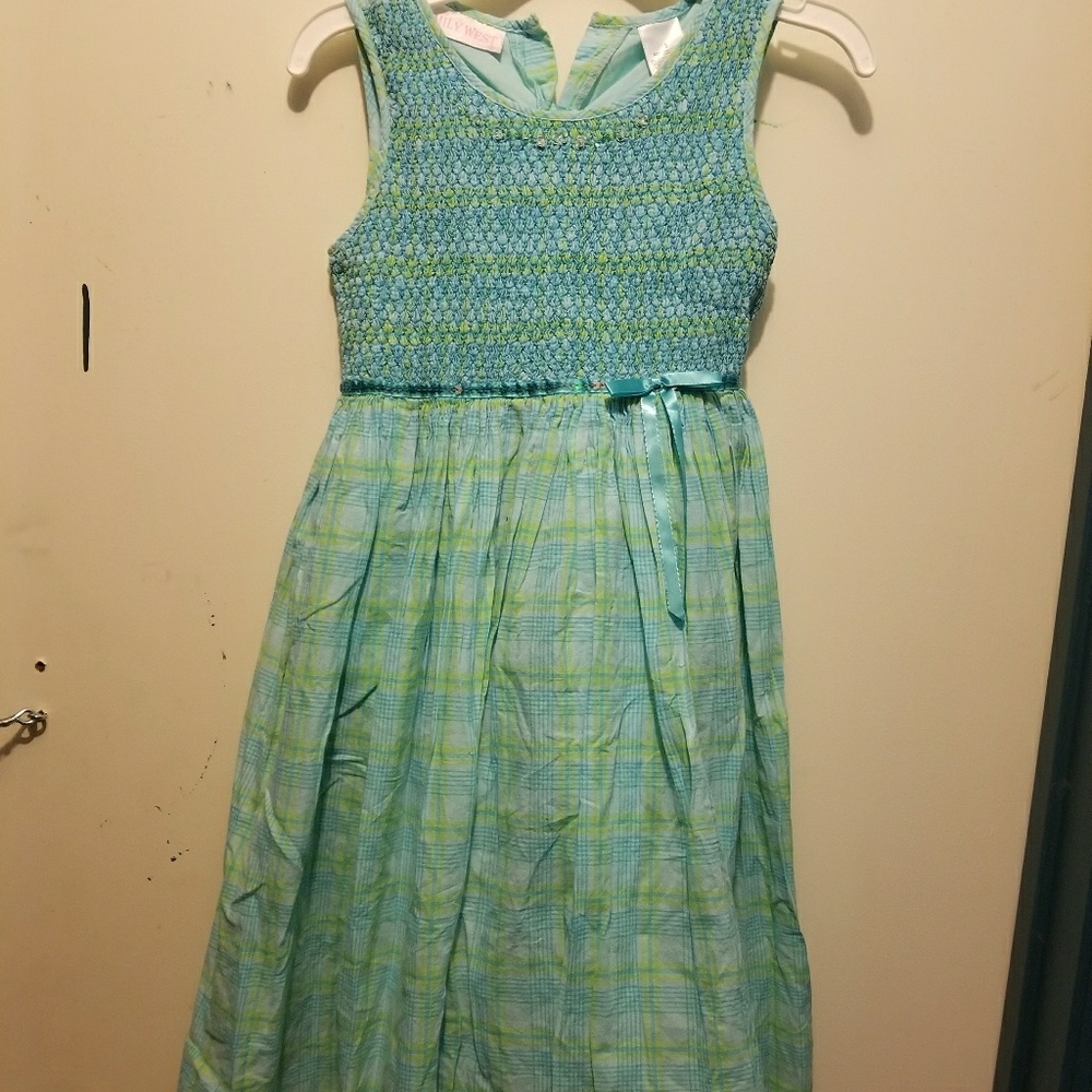 Green dress by mily west junior
