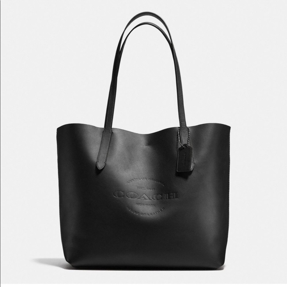 Coach Black Tote New