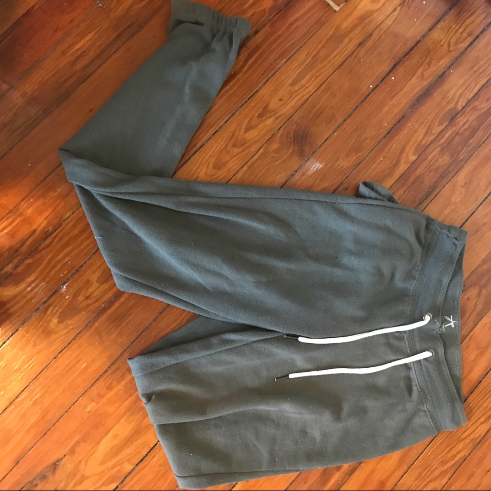 Cozy green sweats
