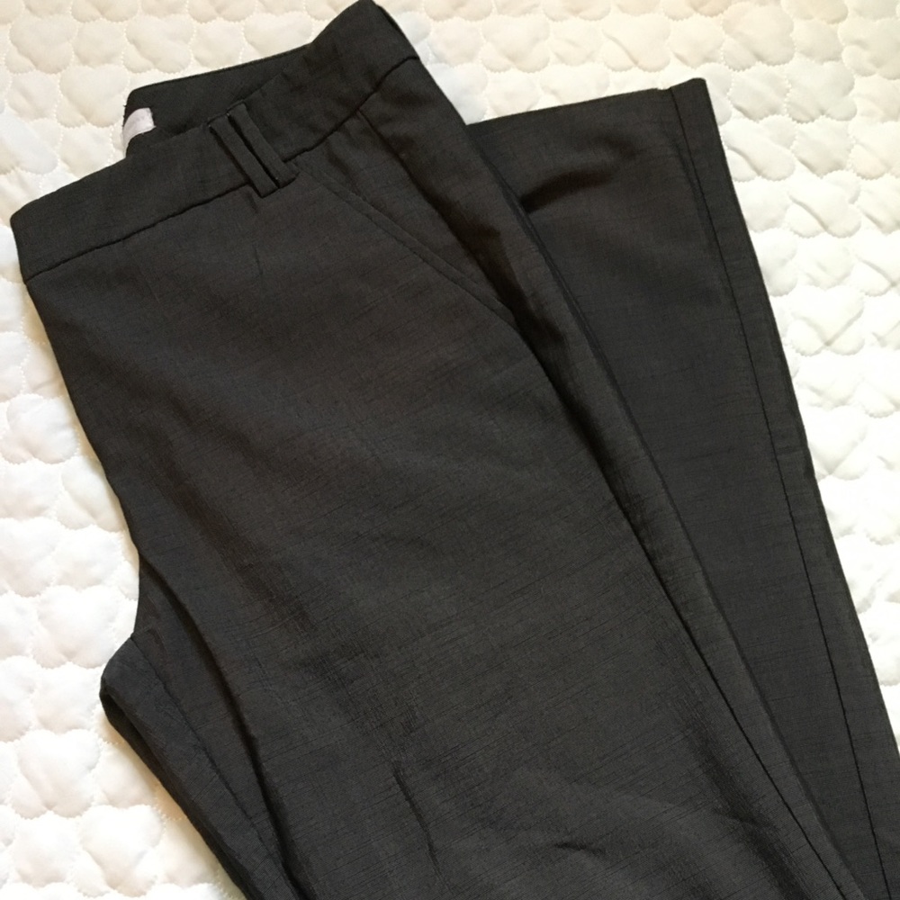 Charcoal pants slight boot leg size 6L