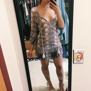 Boho pattern dress