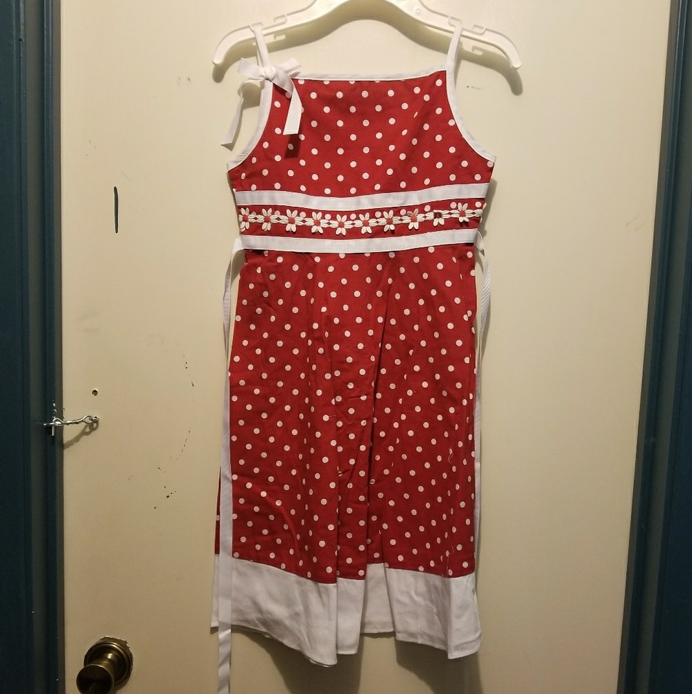 Red cute girls dress