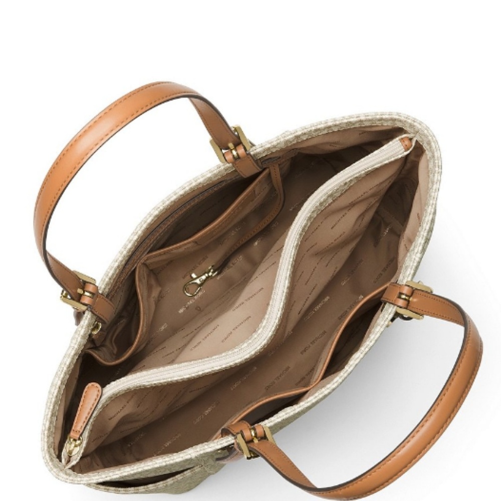 Michael Kors JET SET Vanilla Large Tote - Picture 3 of 14