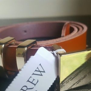J. Crew leather  belt