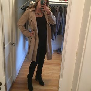 Beige Banana Republic trench coat. New.