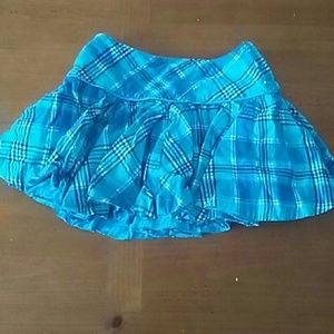 Justice Plaid Skirt