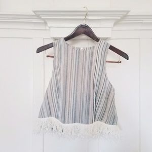 Lucca Couture Fringe Tank