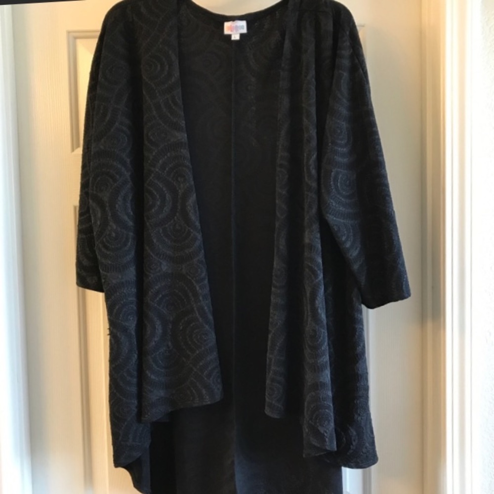 Lularoe Lindsay Kimono- solid black!