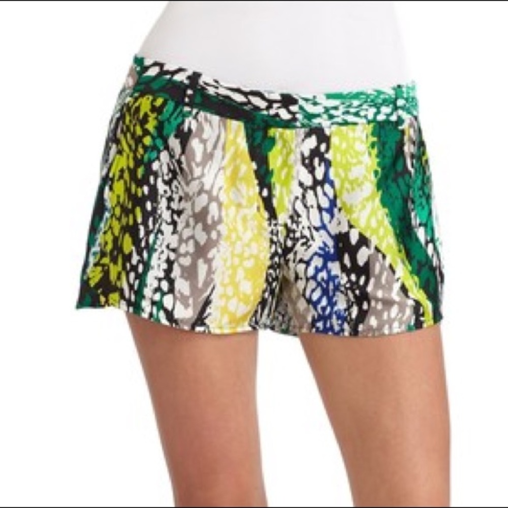 BCBGMaxAzaria animal print shorts