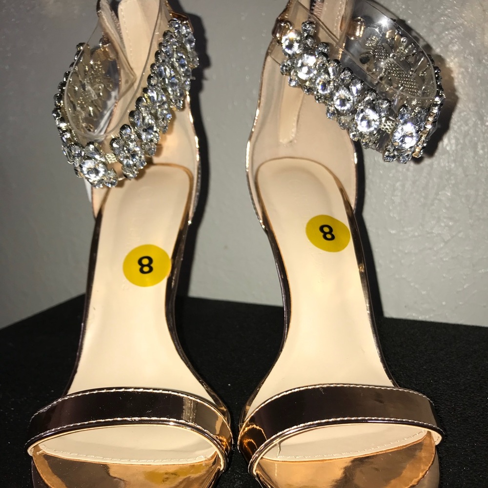 Rose gold heels