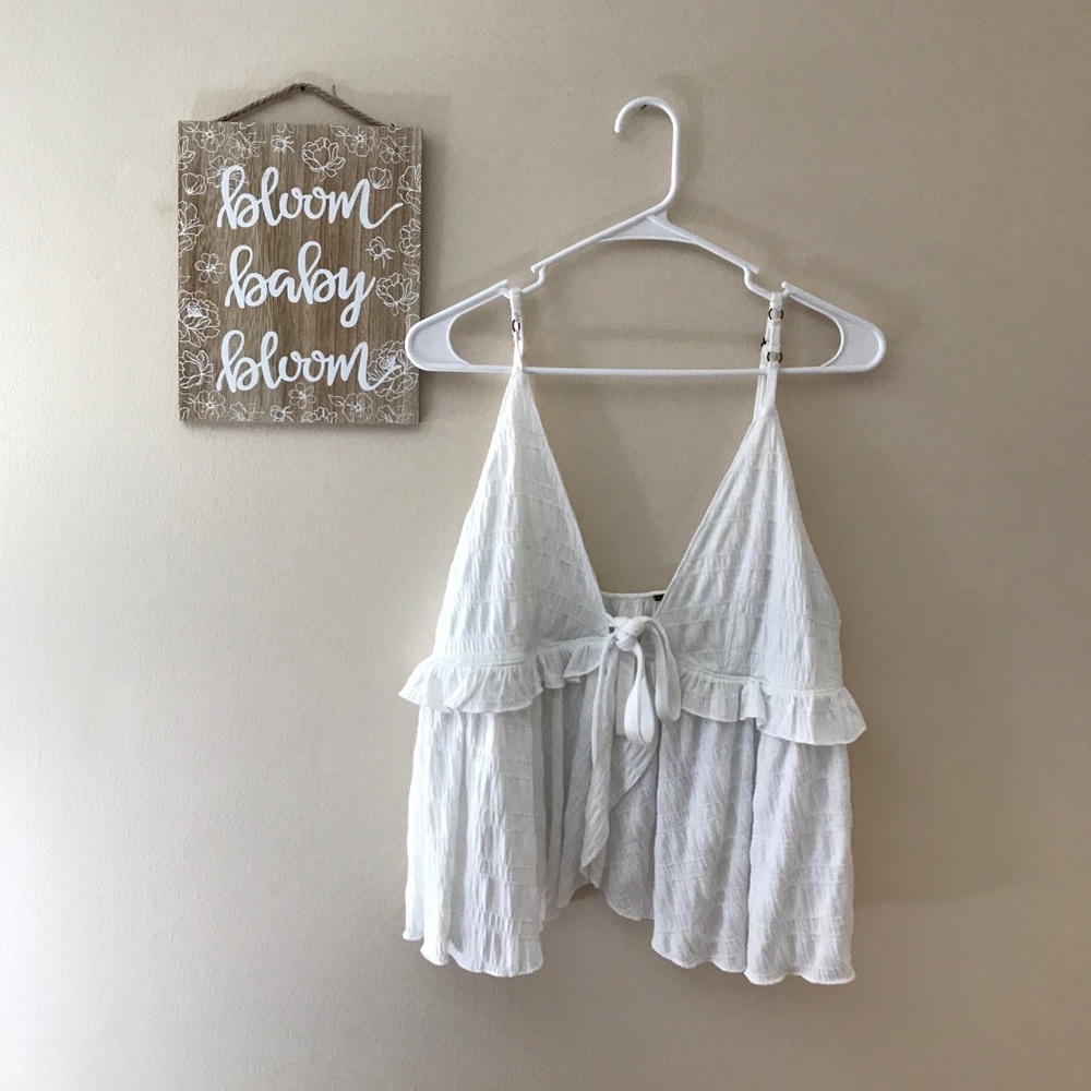 white free people blouse