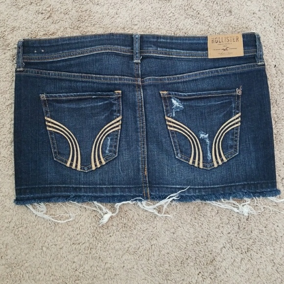 Hollister jean skirt - Picture 3 of 5