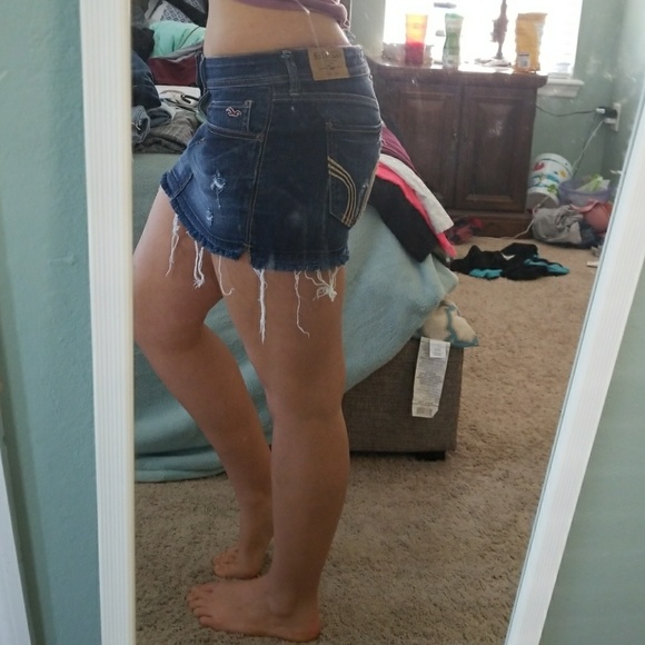 Hollister jean skirt - Picture 4 of 5