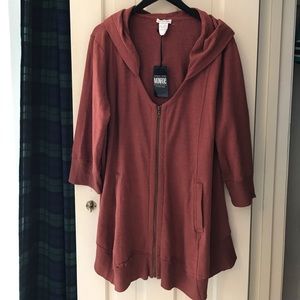 Monroe & Main Hooded 3/4 Sweatshirt