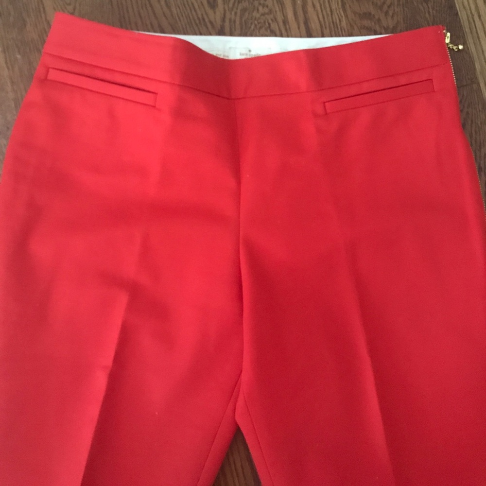 Adorable red KATE SPADE pants - Picture 4 of 7
