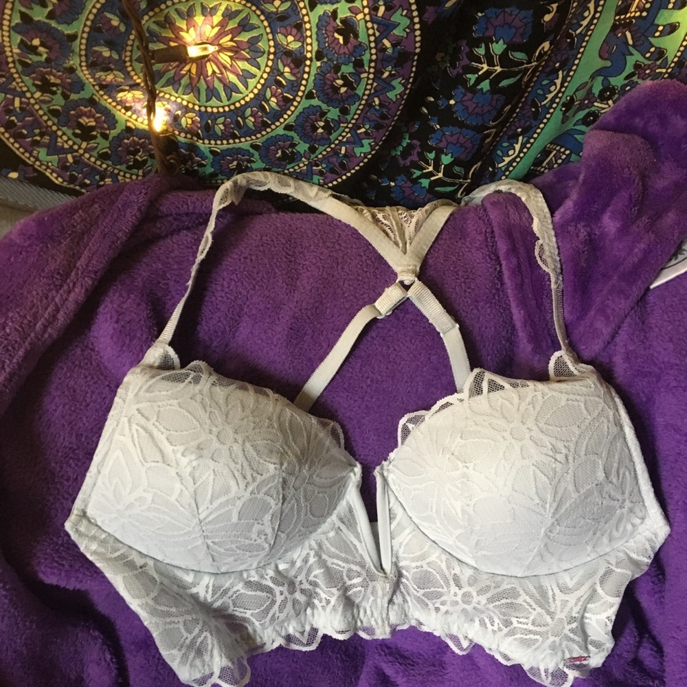Pink brand bralette