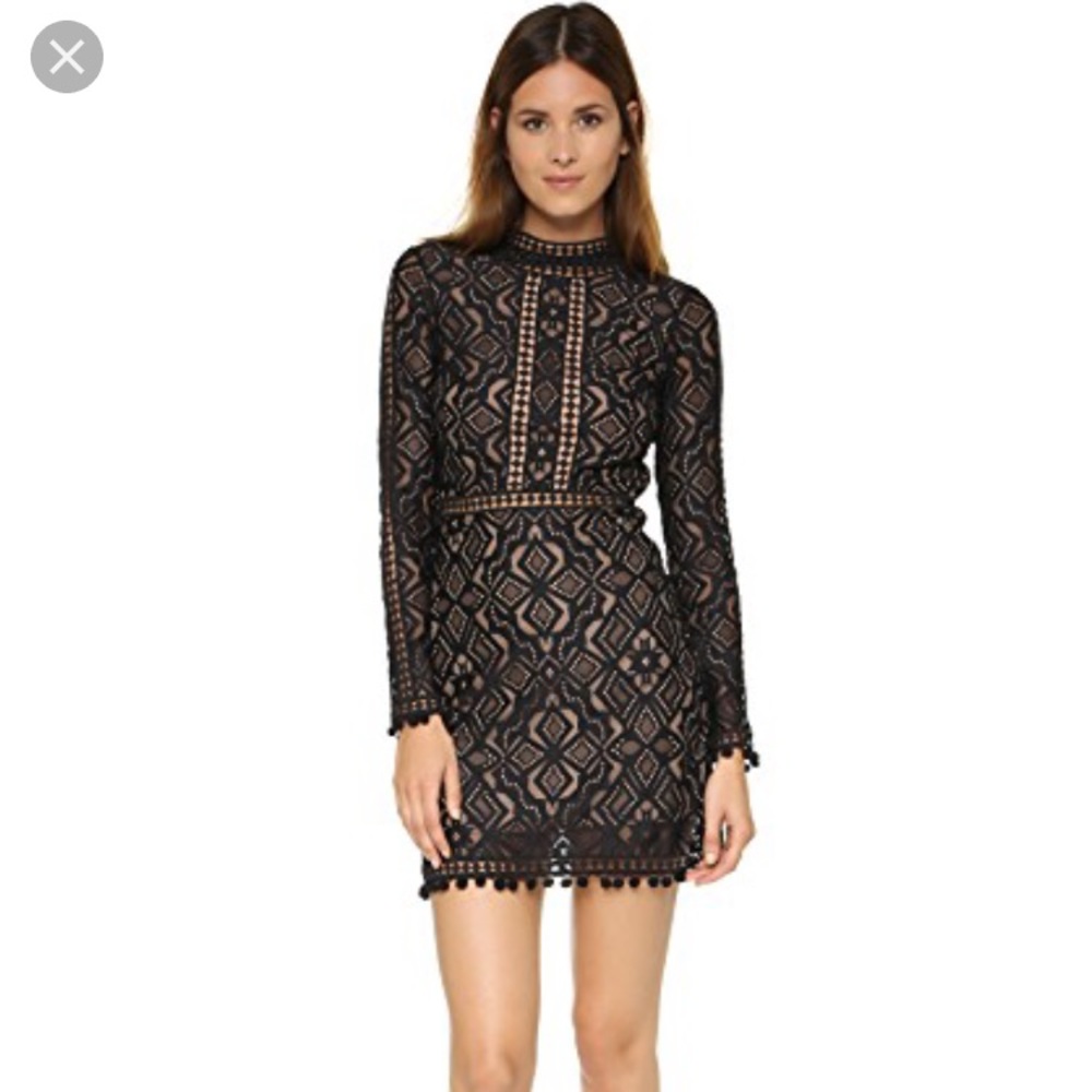 For Love and Lemons Florence Mini Dress XS