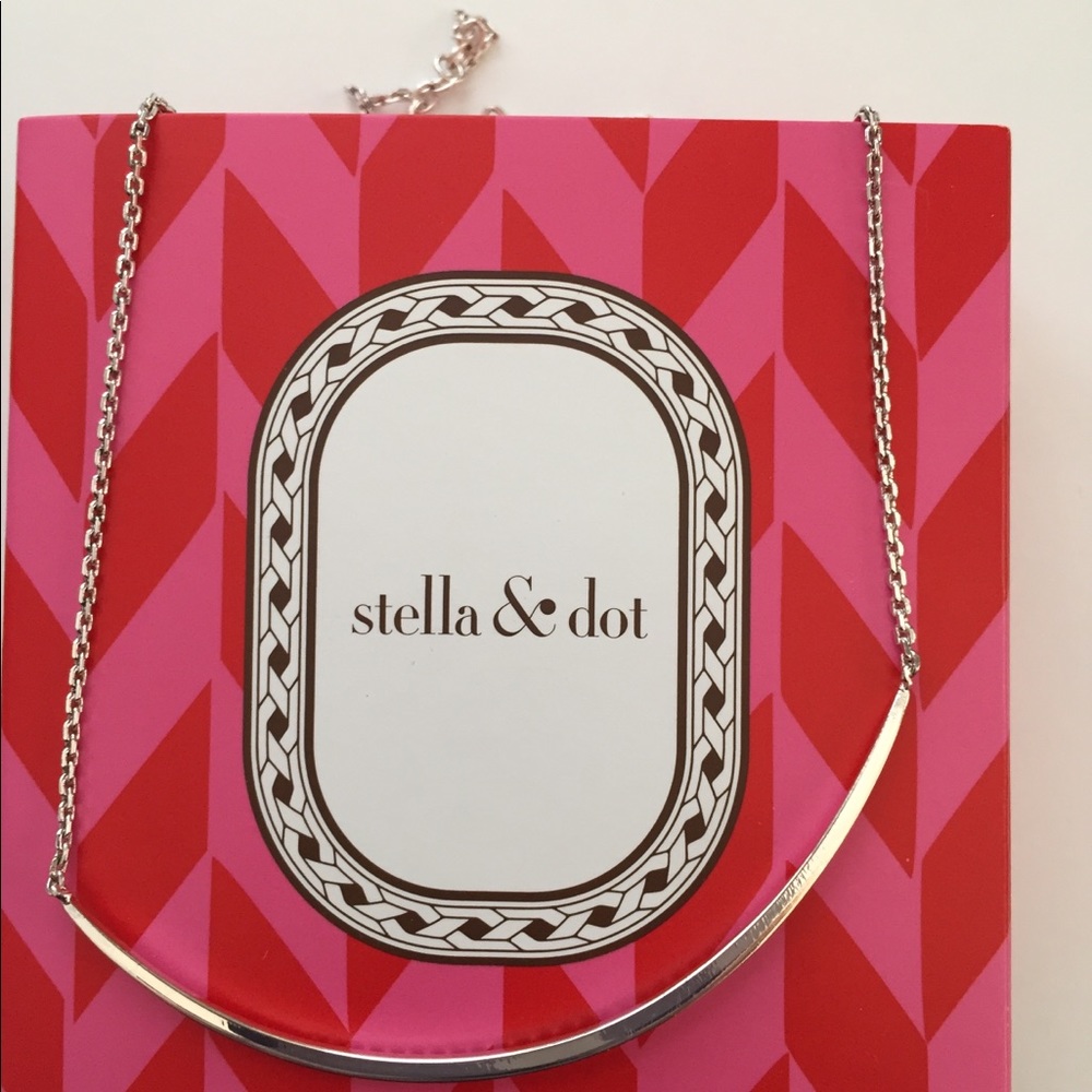 Stella & Dot Crescent Necklace