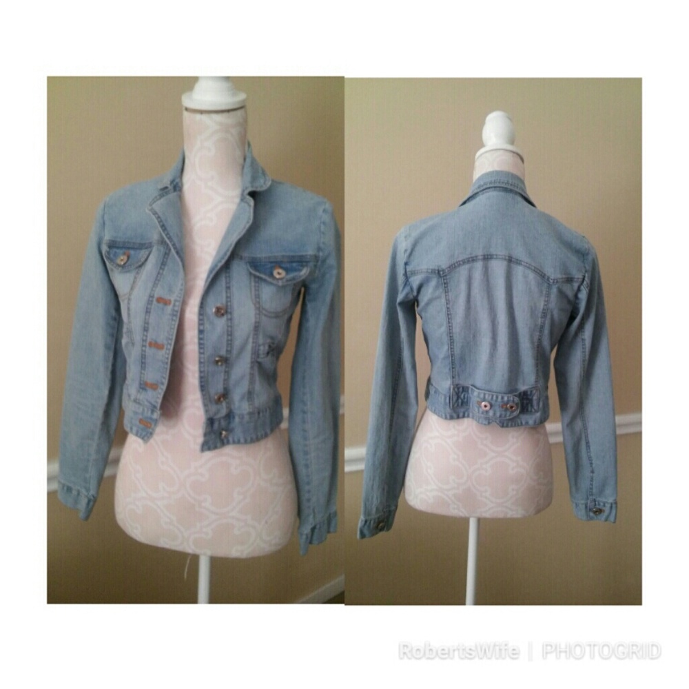 Blue Jean Crop Jacket