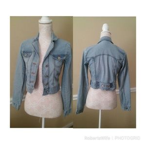 Blue Jean Crop Jacket