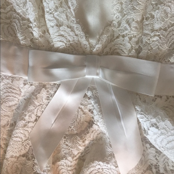 Kate Spade Madison Ave White Lace Dress. Sz 6 - Picture 4 of 5